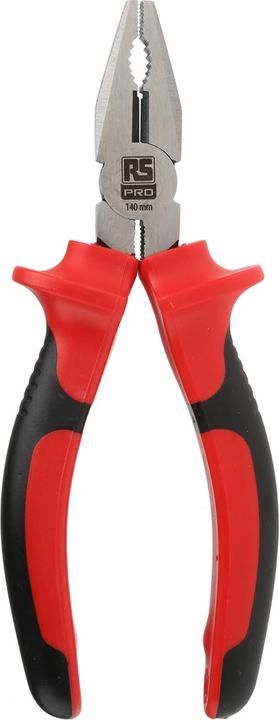Produktbild RS PRO Zange, Kombizange, Stahl, 140 mm / Backen Gerade, für 1,6 mm Harter Draht, Weicher Draht (140 mm)