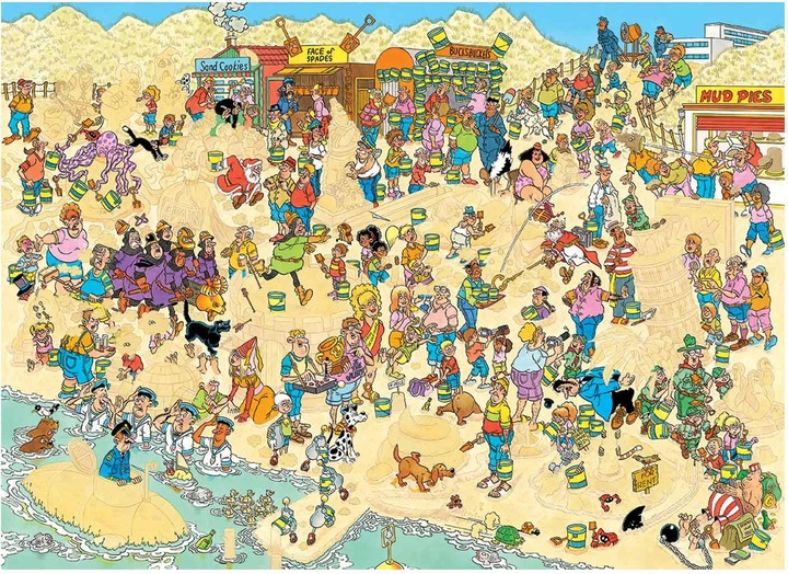 Produktbild Jumbo Jan van Haasteren Puzzle - Sandskulpturen, 2000 Teile (2000 Teile)