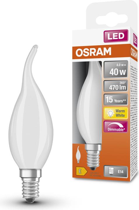 Produktbild Osram Led Retrofit Classic Ba (E14, 5 W, 470 lm, 1 x, E)