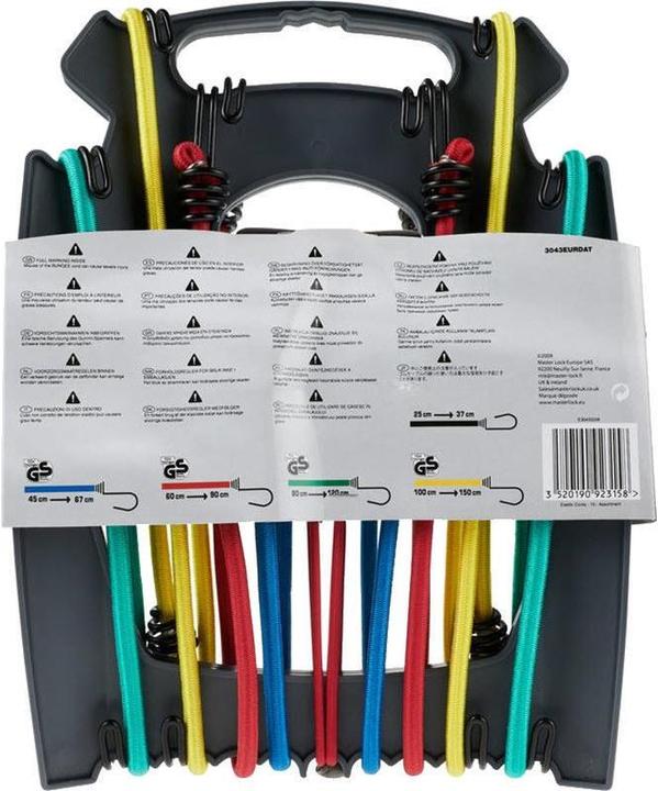 Image du produit Master Lock Jeu de câbles de tension en caoutchouc