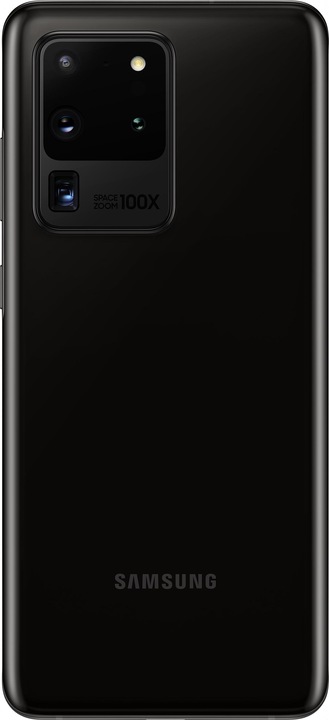 Produktbild Samsung Galaxy S20 Ultra 5G EU (128 GB, Cosmic Black, 6.90", Hybrid Dual SIM + eSIM, 108 Mpx, 5G)
