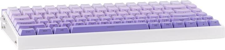 Produktbild Aula Gasket-Tastatur HERO84 HE Weiss+Lila+Farbverlauf+LIGHT JadeKing-Schalter RGB (DE, Kabelgebunden)