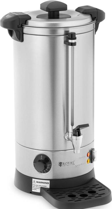 Produktbild Royal Catering Wasserkocher Edelstahl Heisswasserbereiter Heissgetränkespender 1500W 9 l