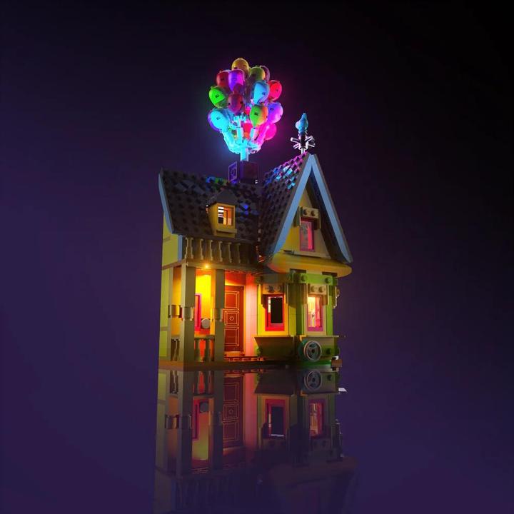 Image du produit Light my bricks LMB 2.0 Kit de lumière pour LEGO® 43217 La maison de «Là-haut»