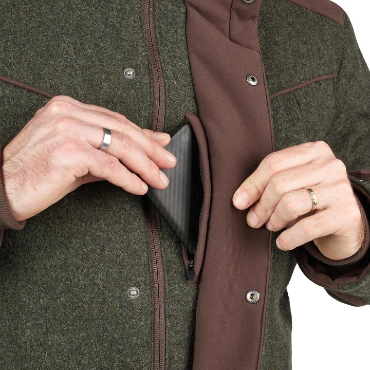 Produktbild Solognac jacket wool 900 green.. 326212