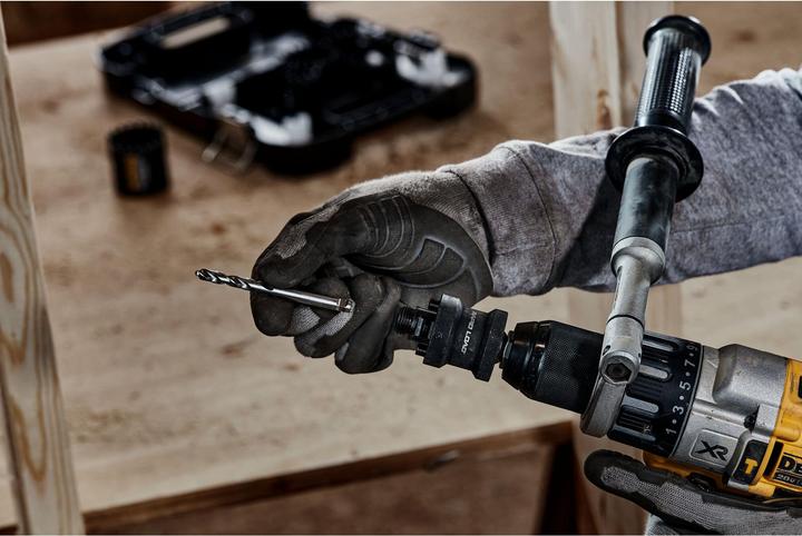 Actual product image DeWalt Hole Saw Quick Change Adapter 13mm, for 32-210mm + 95mm HSS Drill Bits (210 mm)