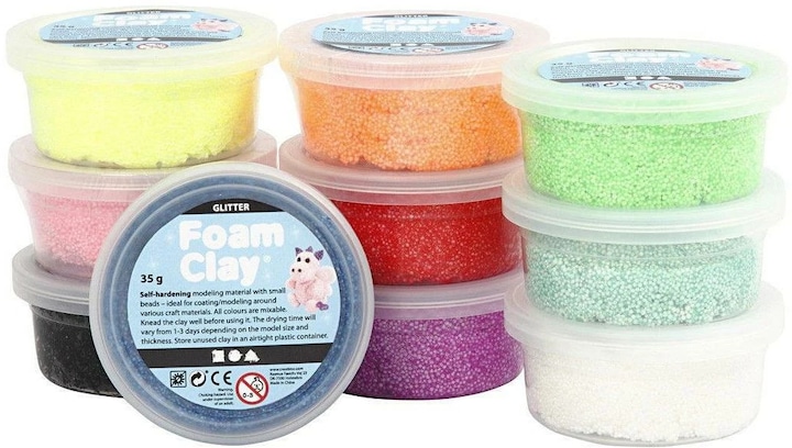 Creativ Company Schiuma di argilla Glitter