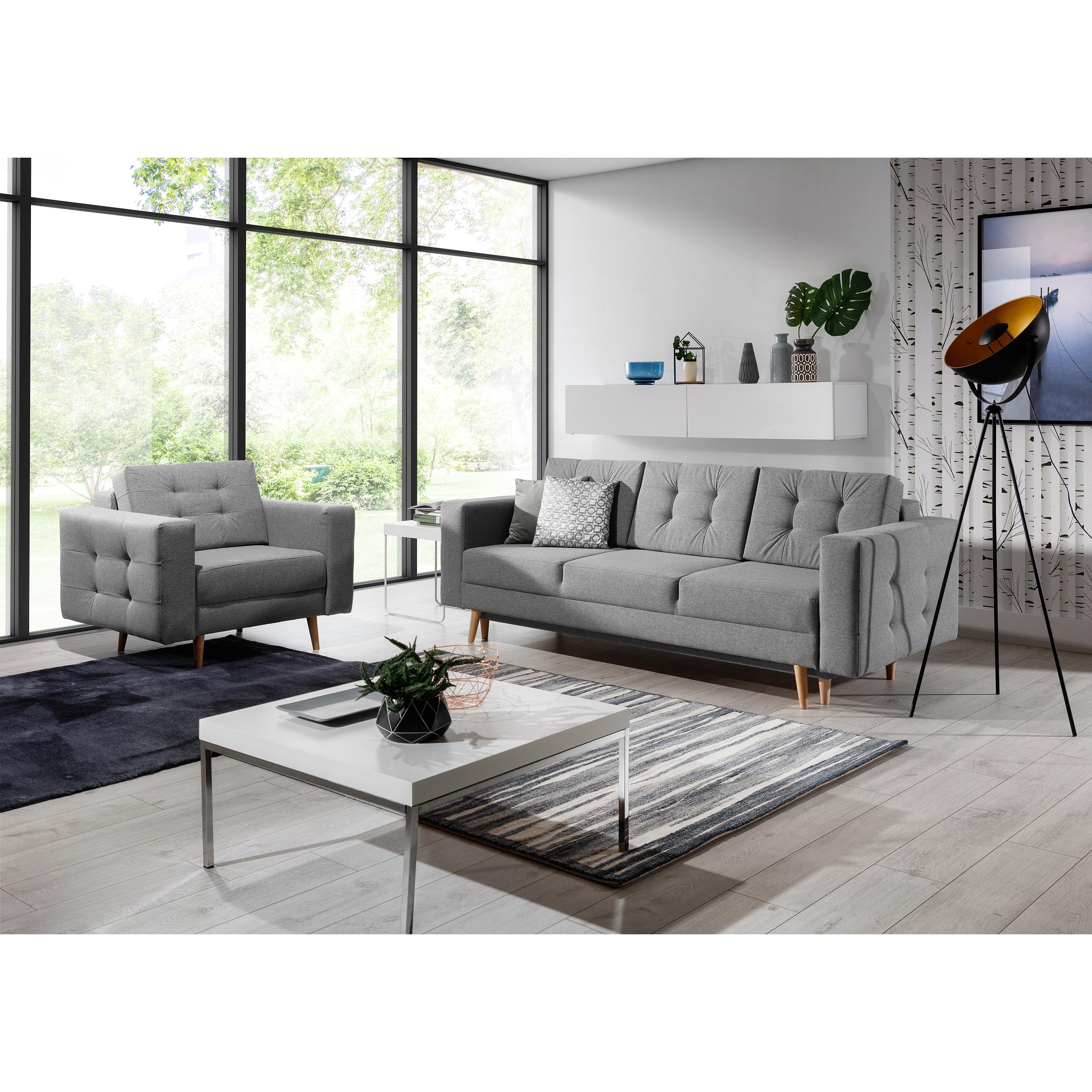 ELTAP, Sofa, Asgard (4-Sitzer, Bettsofa)