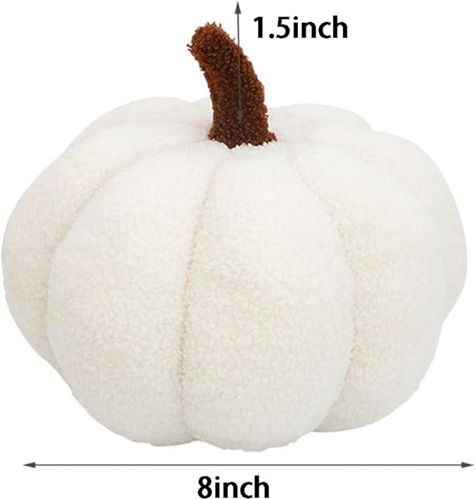 Produktbild Alopini Plüsch-Kürbis-Kissen - Dekoratives Kissen für Zuhause - Geeignet für Säuglinge & Kleinkinder 0-3