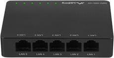 Actual product image Lanberg DSP2-1005-12V Network Switch Unmanaged Gigabit Ethernet (10/100/1000) (5 ports)