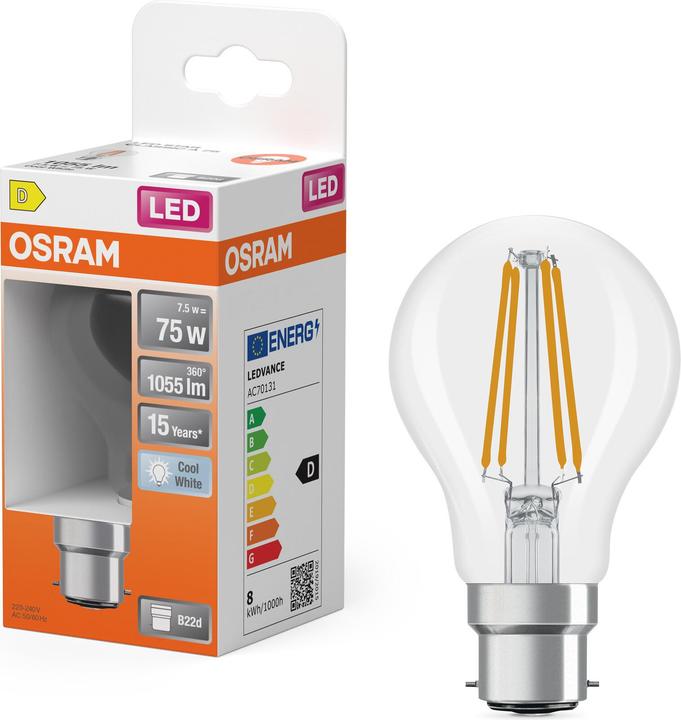 Actual product image Osram Led Retrofit Classic A (B22d, 1055 lm, 1 x)