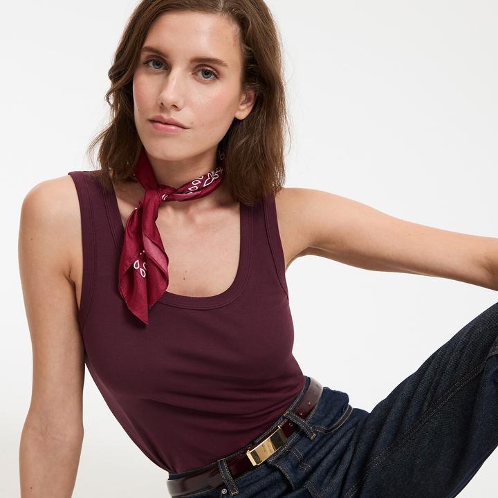 Produktbild La Redoute Collections Top mit rundem Ausschnitt (XS)