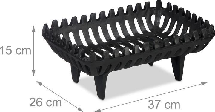 Image du produit Relaxdays Kaminrost (37 x 26 x 15 cm)
