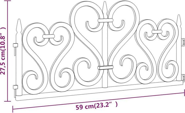 Actual product image vidaXL Rasenkante (1000 cm)