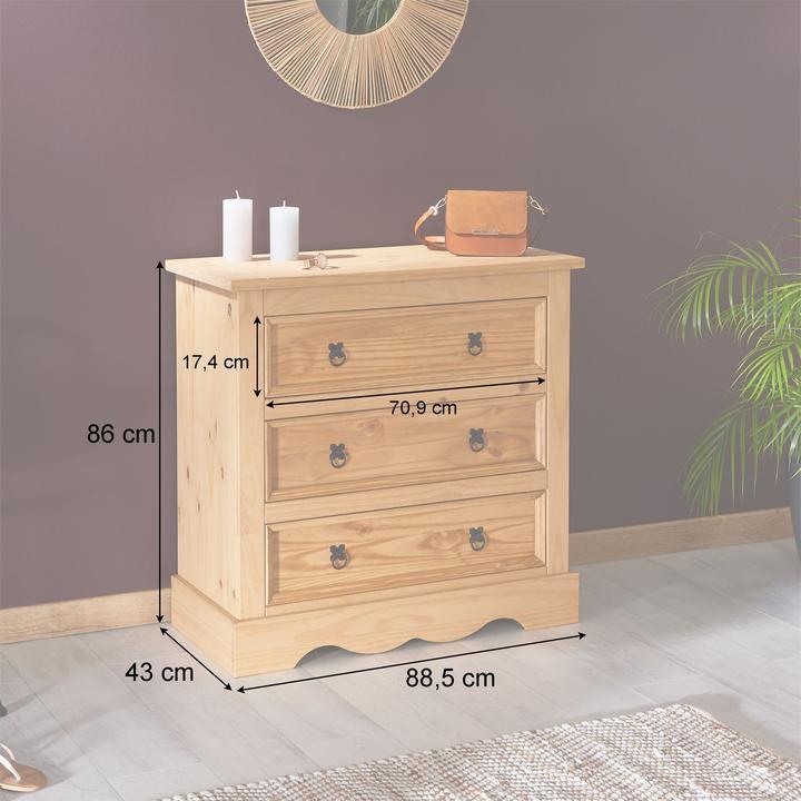 Produktbild IDIMEX Tequila (88 x 44 x 86 cm)