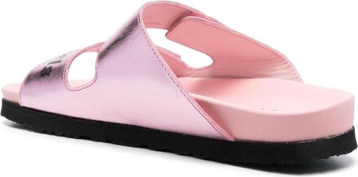 Actual product image Palm Angels Leather Logo Sandals (39)