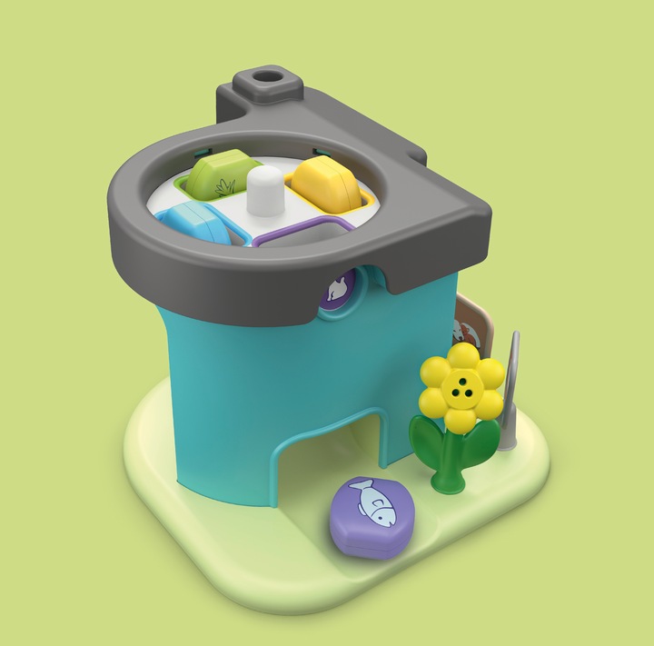 Produktbild Playmobil 71136 1.2.3: Tierpension mit Futterspender (71136, Playmobil 1.2.3)