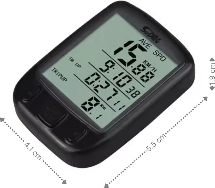 Actual product image Hermex Sunding Velocomputer bike computer bike speedometer bike computer