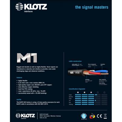 Thumbnail - Klotz M1K2FM2000, Audio Kabel