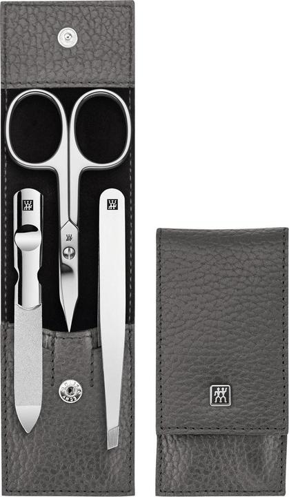 Produktbild Zwilling Classic Inox Druckknopfetui, 3-tlg | Leder | Anthr