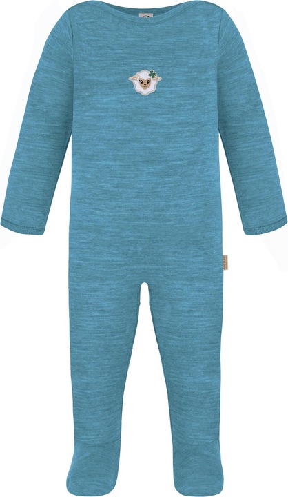 Normani 2er Pack MERINO Baby Merino Strampler „Levin" - 9413