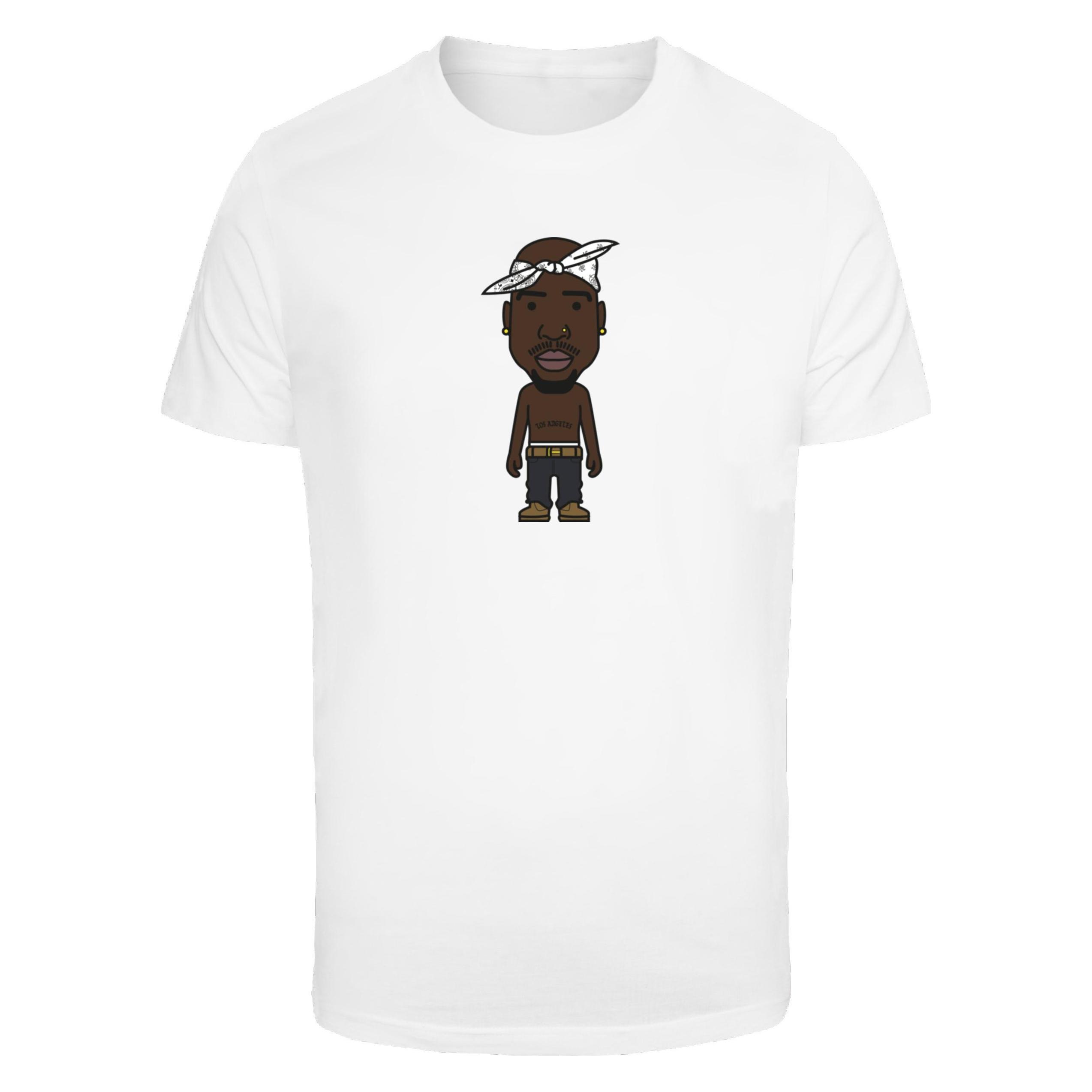Mister Tee, Herren, Shirts, La Sketch Tee, Weiss, (L)