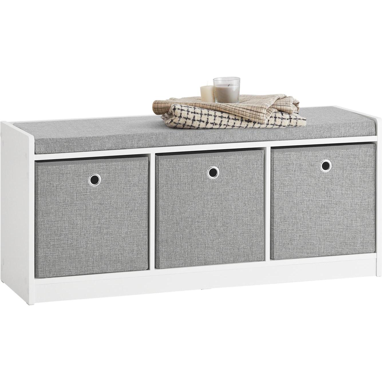 SoBuy, Sitzbank, Sitzkommode (102 cm)