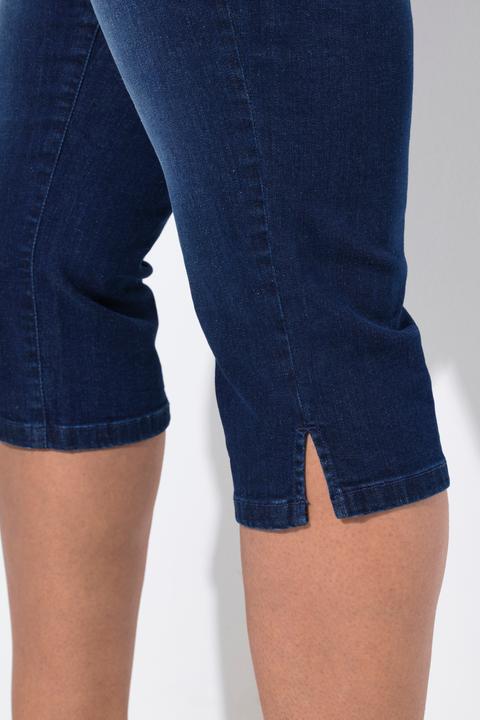 Produktbild Miamoda 3/4-Caprijeans Carrie, Zitronen-Stickerei, Glitzersteinchen (56)
