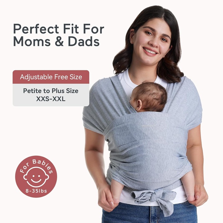 Image du produit Momcozy Baby Wrap Carrier Slings (2.15 m)