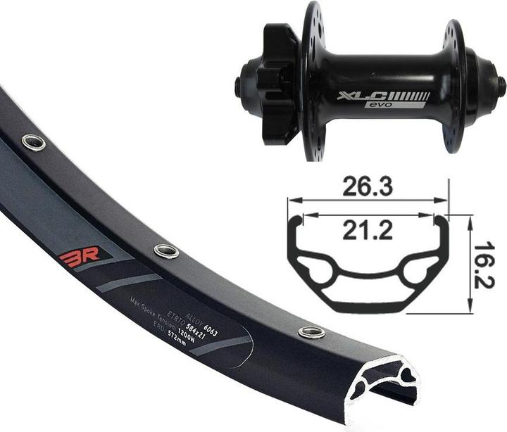 Produktbild XLC SSP 32L (Vorderrad, 26")
