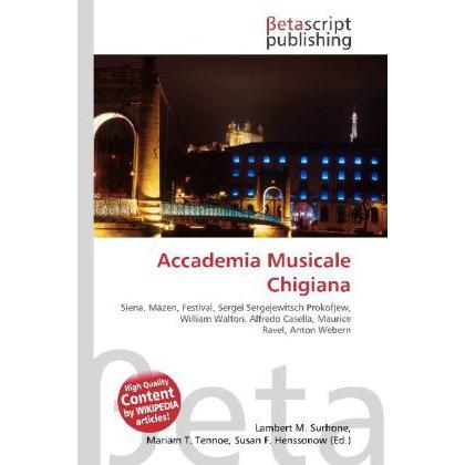Accademia Musicale Chigiana, Fachbücher