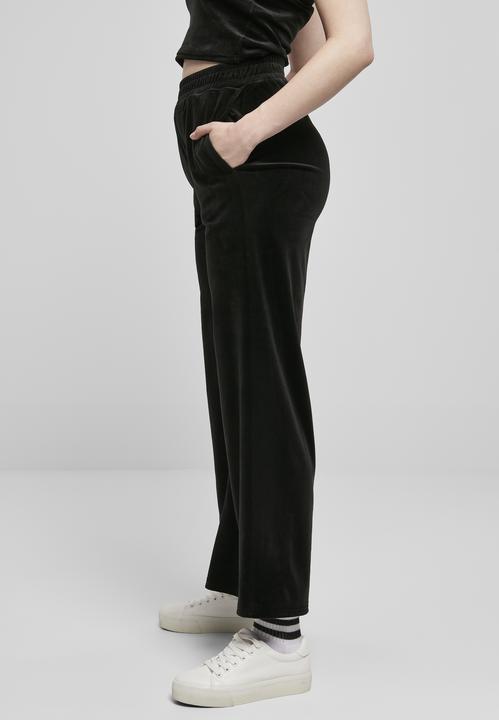 Produktbild Urban Classics Ladies High Waist Straight Velvet Sweatpants (L)