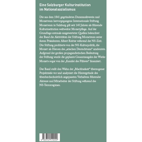 Thumbnail - Die Internationale Stiftung Mozarteum im Nationalsozialismus, Fachbücher von Oliver Rathkolb, Alexander Pinwinkler
