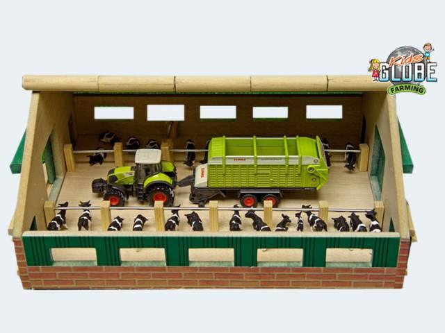 Produktbild Kids Globe Farming Pedestrian Stable Wood Klein 1:88
