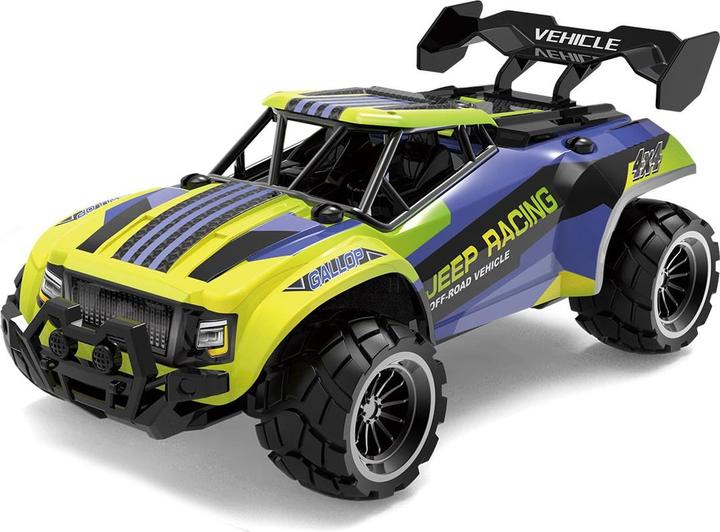 Produktbild Hama Jeep Racing - R/C 1:20 2,4G 3,7V Li-ion - Blue/yellow (RTR Ready-to-Run)