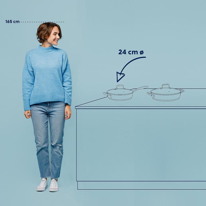 Image du produit Kela Flavoria (24 cm, Poêle à frire, Acier inoxydable)