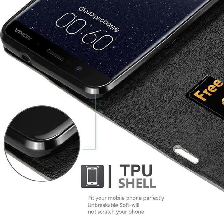 Produktbild Cadorabo Book Invisible Magnet Cover (Nokia 8 Sirocco)