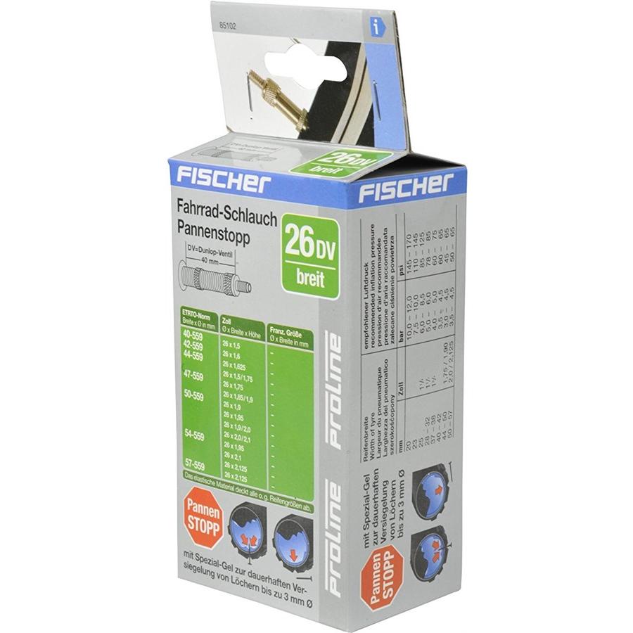 Thumbnail - Fischer, Veloschlauch, (Dunlop (DV), 26", 35 mm)