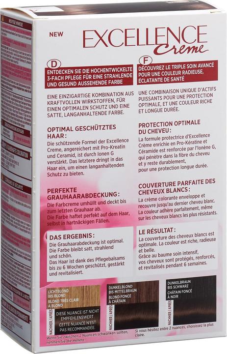 Produktbild L'Oréal Paris Excellence Cream (4 Mittelbraun)