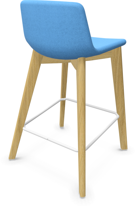 Light blue, White, Ash natural light grey stained
