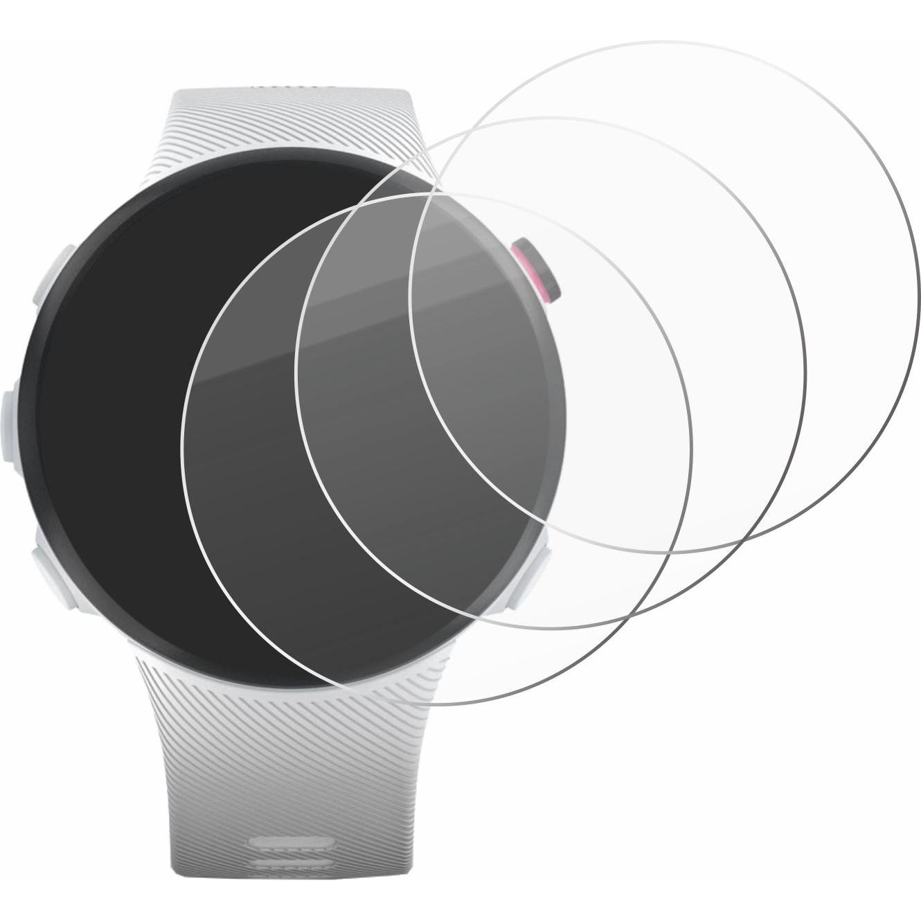 Thumbnail - Savvies Panzerglas Hartglas Displayschutz, Smartwatch Schutzfolie, Transparent