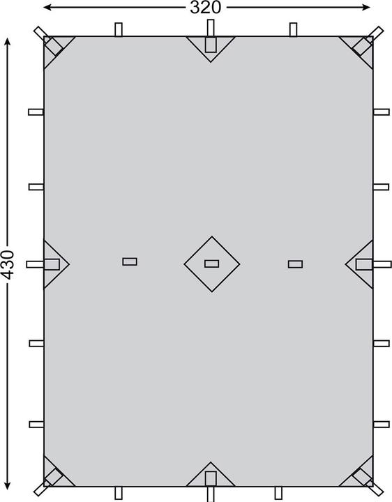 Actual product image Nordisk Voss 14 SI Tarp (Tarp, 1.14 kg)