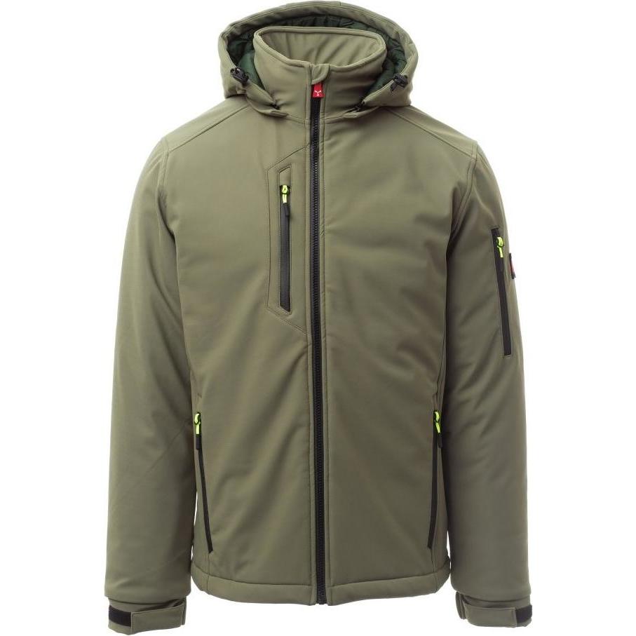 Payper, Herren, Jacke, Softshell Jacke Gale Pad (M), Grün, M