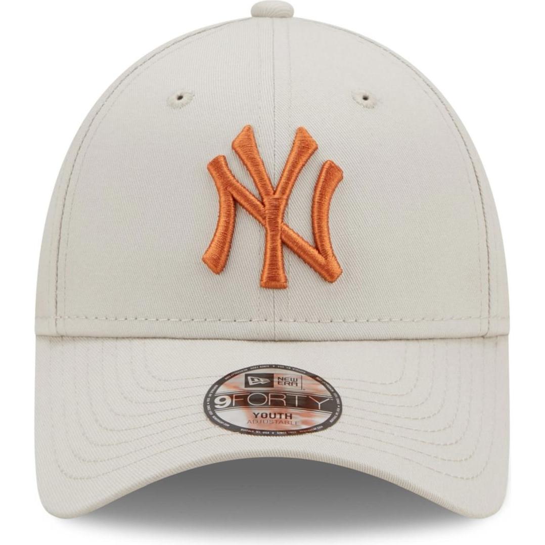 Thumbnail - New Era, Jungen, Cap, 9Forty Kinder Cap - New York Yankees stone - Youth, Beige, (55, 56, 54 C)