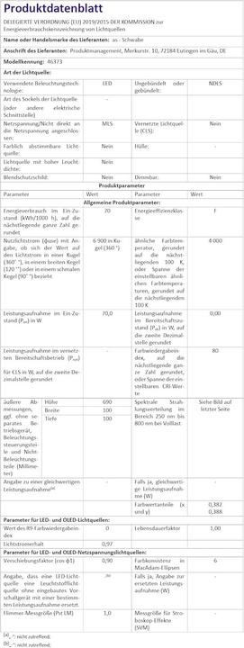 Produktbild 360° LED Lichtsäule (7000 lm)