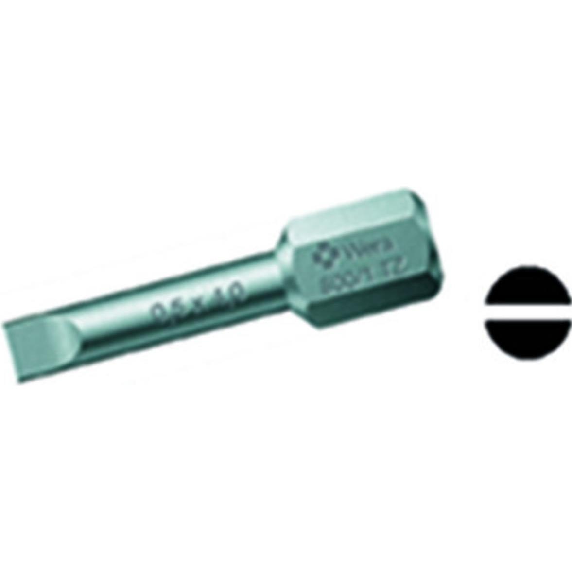 Thumbnail - Wera, Bits, 800/1 TZ 1,6 x 8,0 x 25 mm (8,0 mm)