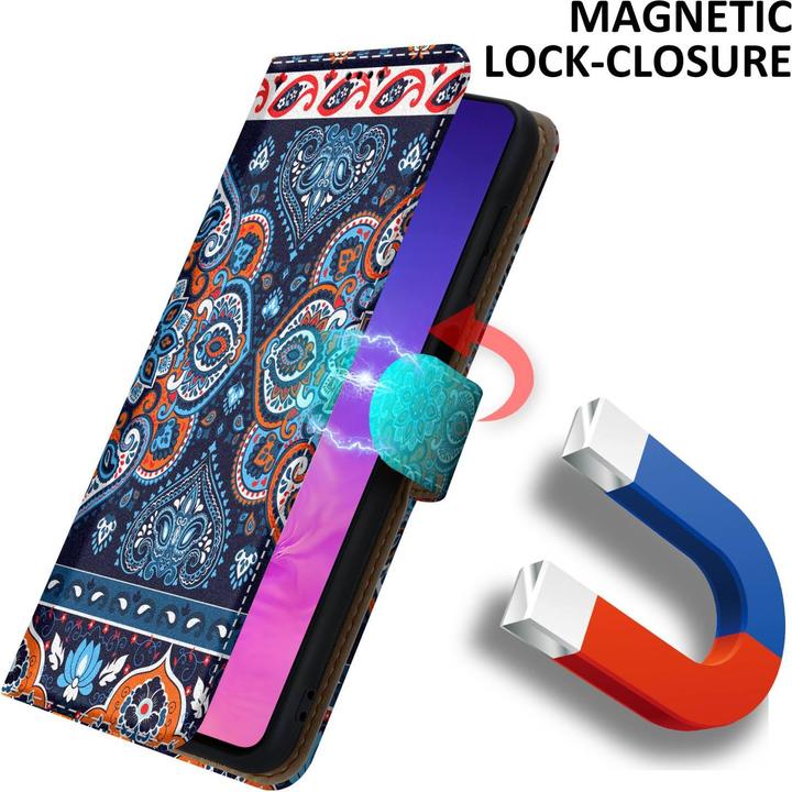Actual product image Cadorabo Case Book Print (Samsung Galaxy A91, Samsung Galaxy S10 Lite)
