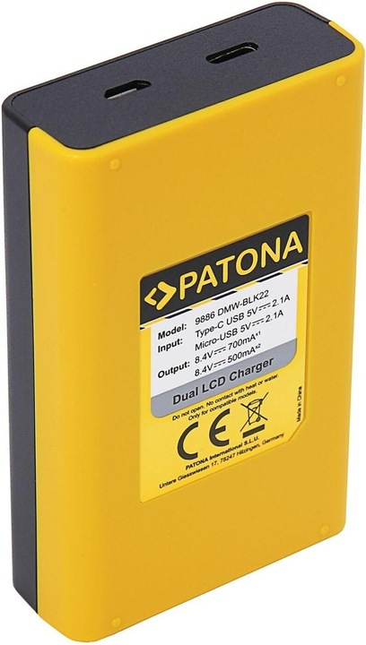 Actual product image Patona DMW-BLK22 (Charger)