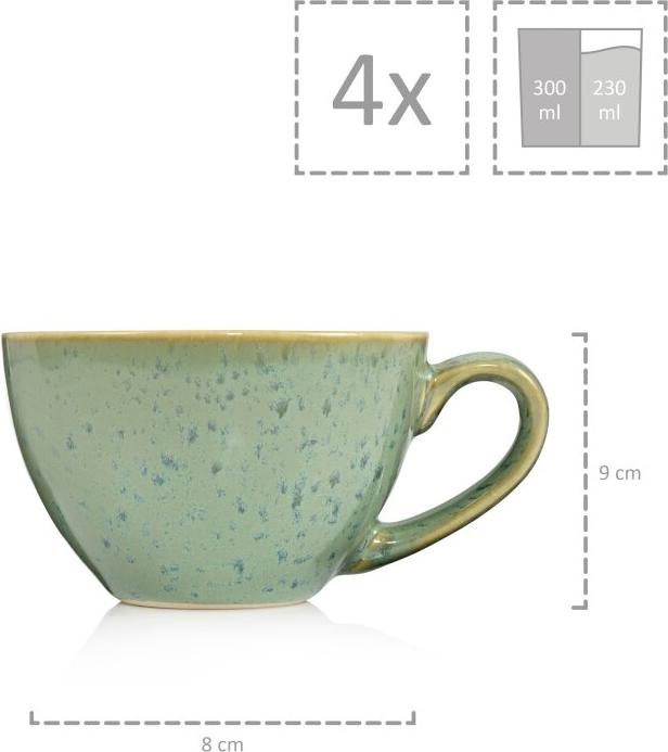 Produktbild Sänger Geschirr Kaffeetassen Set Maya (8 Stück)