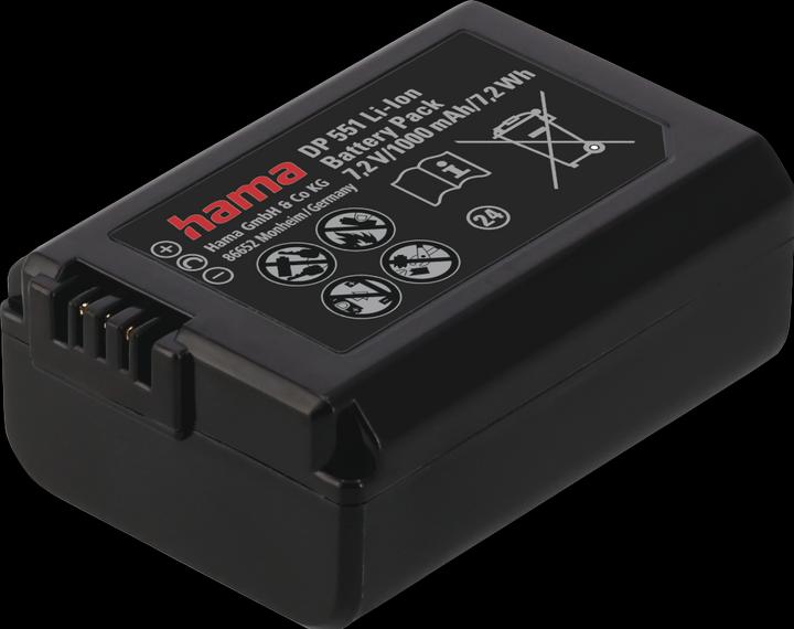 Actual product image Hama Li-Ion battery DP 551 for Sony NP-FW50 (Rechargeable battery)